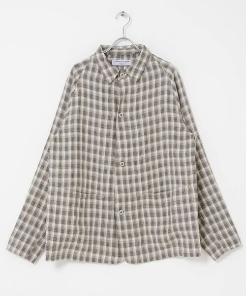 URBAN RESEARCH DOORS / アーバンリサーチ ドアーズ その他アウター | FORK&SPOON　リネンカバーオールシャツジャケット | 詳細22