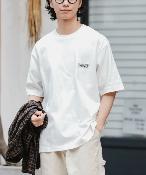 URBAN RESEARCH DOORS / アーバンリサーチ ドアーズ Tシャツ | FORK&SPOON　POSTワンポイントTシャツ | 詳細3