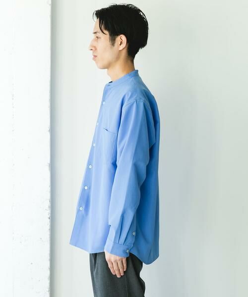 URBAN RESEARCH DOORS / アーバンリサーチ ドアーズ シャツ・ブラウス | 『XLサイズ/WEB限定』『吸水速乾』セオアルファバンドカラーロングスリーブシャツ | 詳細26