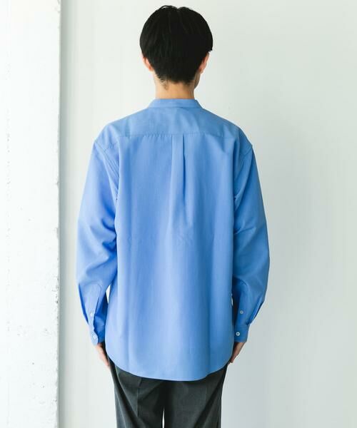 URBAN RESEARCH DOORS / アーバンリサーチ ドアーズ シャツ・ブラウス | 『XLサイズ/WEB限定』『吸水速乾』セオアルファバンドカラーロングスリーブシャツ | 詳細27