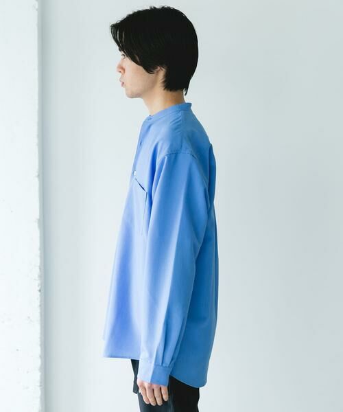 URBAN RESEARCH DOORS / アーバンリサーチ ドアーズ シャツ・ブラウス | 『XLサイズ/WEB限定』『吸水速乾』セオアルファバンドカラーロングスリーブシャツ | 詳細29