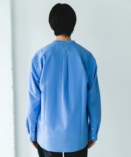 URBAN RESEARCH DOORS / アーバンリサーチ ドアーズ シャツ・ブラウス | 『XLサイズ/WEB限定』『吸水速乾』セオアルファバンドカラーロングスリーブシャツ | 詳細30