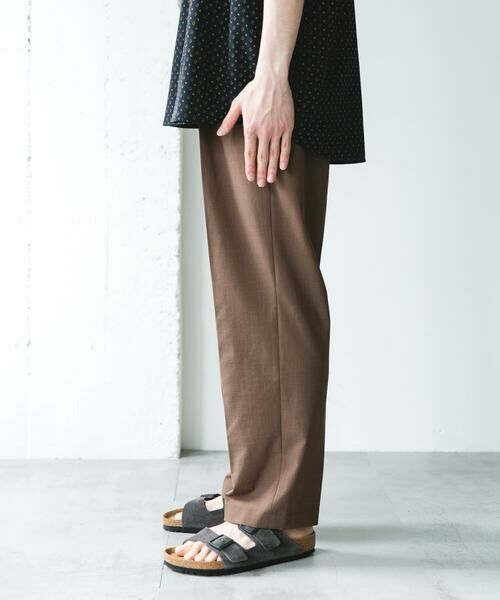 URBAN RESEARCH DOORS / アーバンリサーチ ドアーズ その他パンツ | 『イージーケア/速乾/UVカット』クイックドライ 2タック ワイドトラウザー | 詳細8