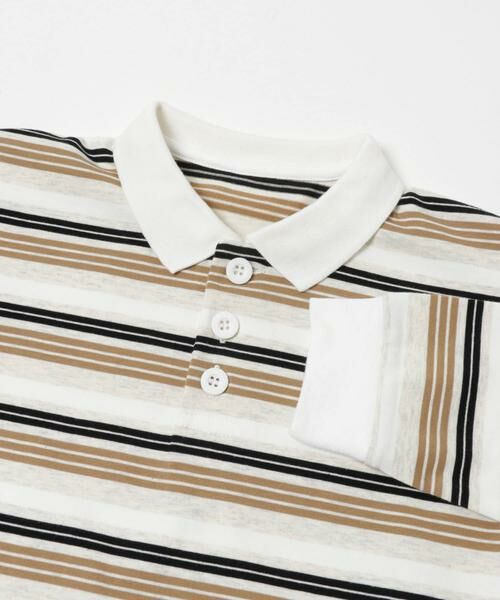 URBAN RESEARCH DOORS / アーバンリサーチ ドアーズ トップス | マルチボーダーラガーシャツ(KIDS) | 詳細7