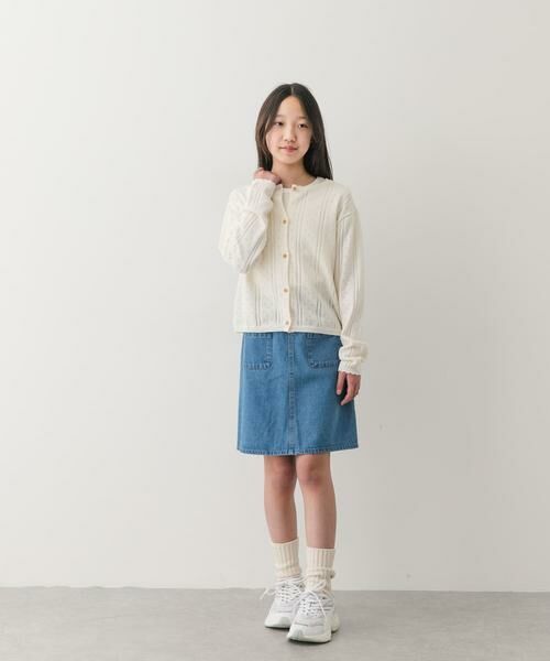 URBAN RESEARCH DOORS / アーバンリサーチ ドアーズ パンツ | 『150サイズ』デニムスカート(KIDS) | 詳細4