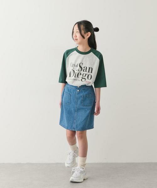 URBAN RESEARCH DOORS / アーバンリサーチ ドアーズ パンツ | 『150サイズ』デニムスカート(KIDS) | 詳細6