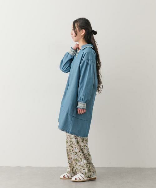 URBAN RESEARCH DOORS / アーバンリサーチ ドアーズ ワンピース | 『150サイズあり』デニム刺繍ワンピース(KIDS) | 詳細5