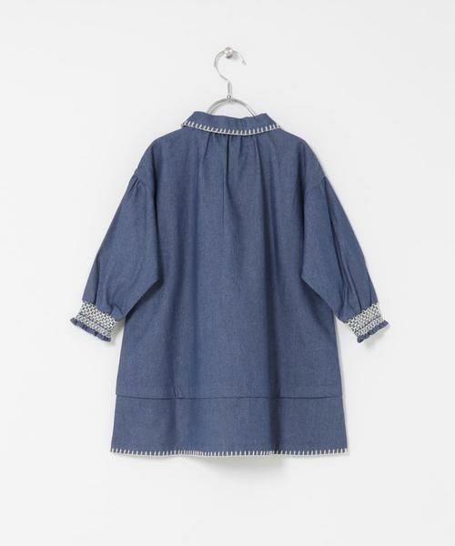 URBAN RESEARCH DOORS / アーバンリサーチ ドアーズ ワンピース | 『150サイズあり』デニム刺繍ワンピース(KIDS) | 詳細19