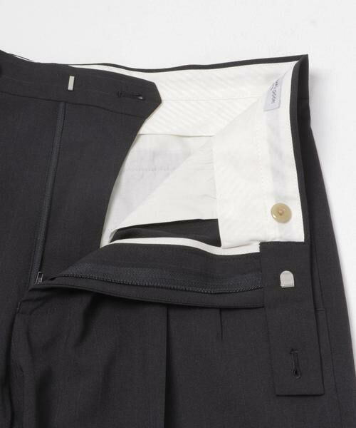 URBAN RESEARCH DOORS / アーバンリサーチ ドアーズ スラックス・ドレスパンツ | LIFE STYLE TAILOR　TRABESTストライプ2タックパンツ | 詳細9
