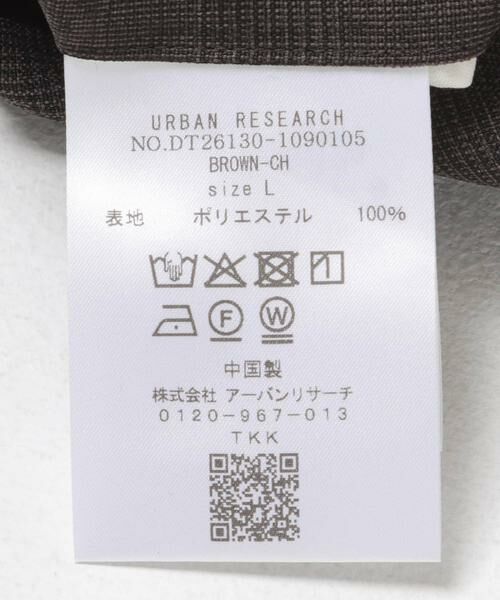 URBAN RESEARCH DOORS / アーバンリサーチ ドアーズ スラックス・ドレスパンツ | LIFE STYLE TAILOR　ウーリーノグレンチェック2タックパンツ | 詳細16