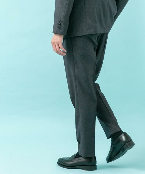 URBAN RESEARCH DOORS / アーバンリサーチ ドアーズ スラックス・ドレスパンツ | LIFE STYLE TAILOR　メランジストレッチパンツ | 詳細20