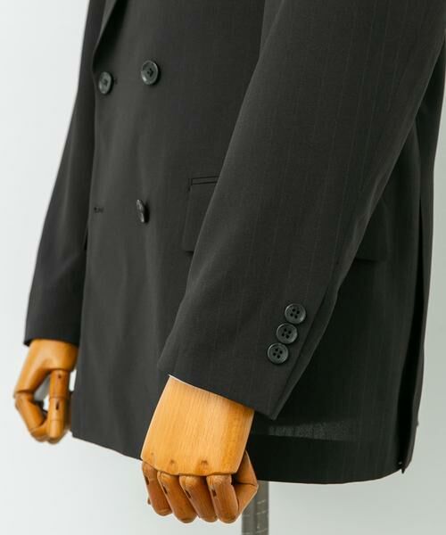 URBAN RESEARCH DOORS / アーバンリサーチ ドアーズ その他アウター | LIFE STYLE TAILOR　TRABESTストライプダブルジャケット | 詳細11