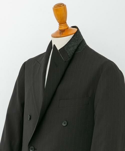 URBAN RESEARCH DOORS / アーバンリサーチ ドアーズ その他アウター | LIFE STYLE TAILOR　TRABESTストライプダブルジャケット | 詳細9