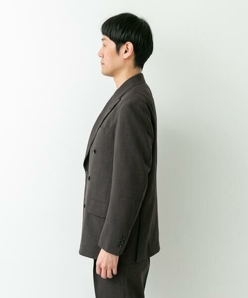 URBAN RESEARCH DOORS / アーバンリサーチ ドアーズ その他アウター | LIFE STYLE TAILOR　ウーリーノグレンチェックダブルジャケット | 詳細15