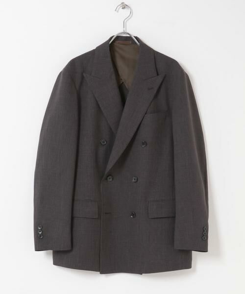 URBAN RESEARCH DOORS / アーバンリサーチ ドアーズ その他アウター | LIFE STYLE TAILOR　ウーリーノグレンチェックダブルジャケット | 詳細17