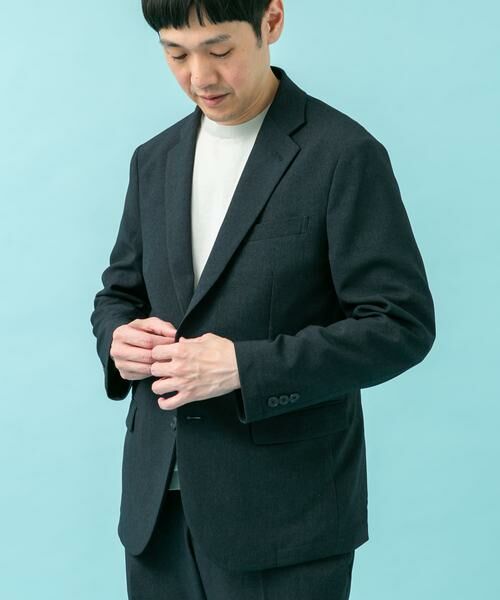 URBAN RESEARCH DOORS / アーバンリサーチ ドアーズ その他アウター | LIFE STYLE TAILOR　メランジストレッチジャケット | 詳細3