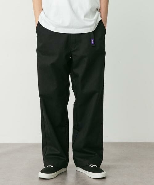 URBAN RESEARCH DOORS / アーバンリサーチ ドアーズ その他パンツ | THE NORTH FACE PURPLE LABEL　COOLMAX CHINO F.W.PANTS（ブラック）