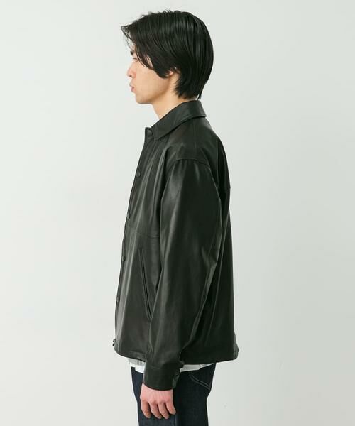 URBAN RESEARCH DOORS / アーバンリサーチ ドアーズ レザーブルゾン・ジャケット | marka　LEATHER COACH JACKET | 詳細2
