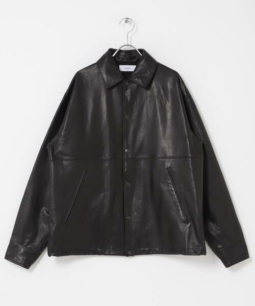 URBAN RESEARCH DOORS / アーバンリサーチ ドアーズ レザーブルゾン・ジャケット | marka　LEATHER COACH JACKET | 詳細4