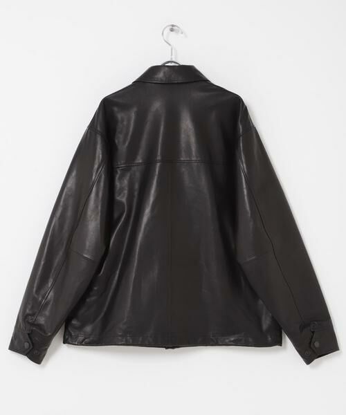 URBAN RESEARCH DOORS / アーバンリサーチ ドアーズ レザーブルゾン・ジャケット | marka　LEATHER COACH JACKET | 詳細9