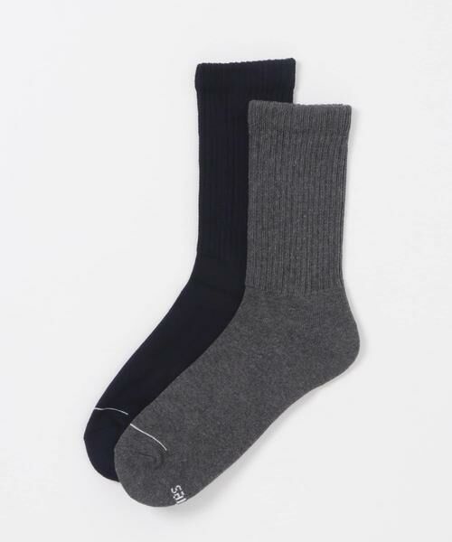 URBAN RESEARCH DOORS / アーバンリサーチ ドアーズ ソックス | HANES　クルーソックス2P（ブルー系その他）