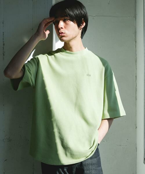 URBAN RESEARCH DOORS / アーバンリサーチ ドアーズ Tシャツ | 『別注』LACOSTE×DOORS　THICK PIQUE ROUND SHORT-SLEEVE | 詳細2