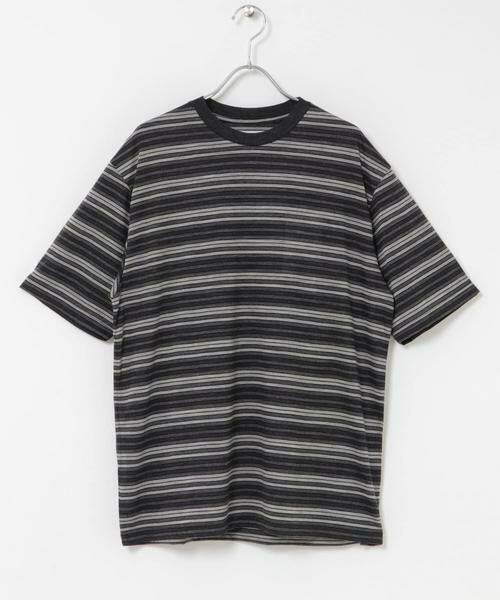URBAN RESEARCH DOORS / アーバンリサーチ ドアーズ Tシャツ | marka　CREW NECK BORDER T-SHIRTS | 詳細1