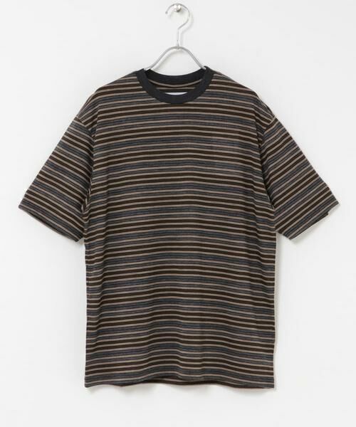 URBAN RESEARCH DOORS / アーバンリサーチ ドアーズ Tシャツ | marka　CREW NECK BORDER T-SHIRTS | 詳細6