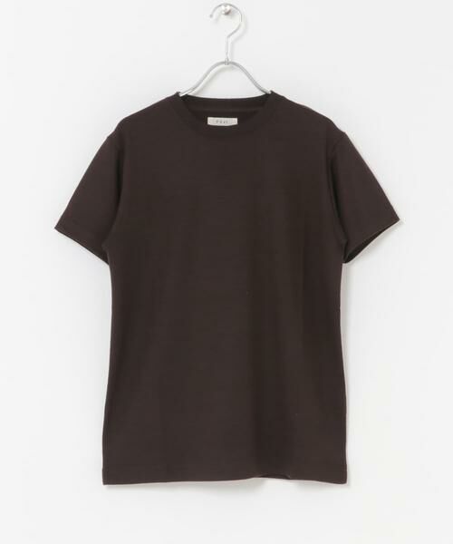URBAN RESEARCH DOORS / アーバンリサーチ ドアーズ Tシャツ | FUJI　WOOL SHORT-SLEEVE T-SHIRTS（ブラウン）
