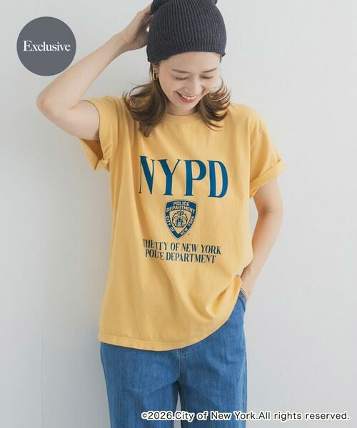 URBAN RESEARCH DOORS / アーバンリサーチ ドアーズ Tシャツ | 『別注』GOOD ROCK SPEED×DOOS　NYC NYPD T-SHIRTS（イエロー系その他）
