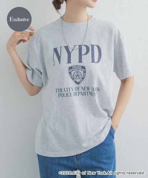 URBAN RESEARCH DOORS / アーバンリサーチ ドアーズ Tシャツ | 『別注』GOOD ROCK SPEED×DOOS　NYC NYPD T-SHIRTS（グレー系その他）