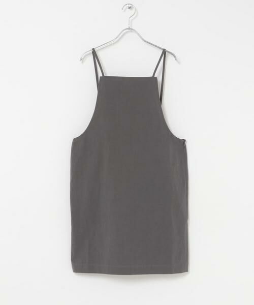 URBAN RESEARCH DOORS / アーバンリサーチ ドアーズ ワンピース | FUJI　COTTON LINEN ONEPIECE（グレー）