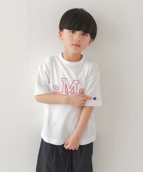 URBAN RESEARCH DOORS / アーバンリサーチ ドアーズ トップス | 『別注』CHAMPION×DOORS　RMS Tシャツ(KIDS) | 詳細7