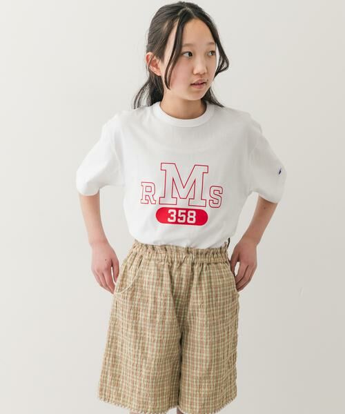 URBAN RESEARCH DOORS / アーバンリサーチ ドアーズ トップス | 『150サイズ』『別注』CHAMPION×DOORS　RMS Tシャツ(KIDS) | 詳細1