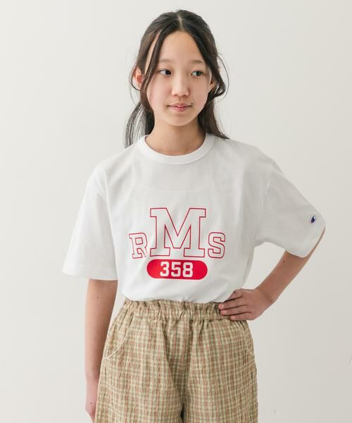 URBAN RESEARCH DOORS / アーバンリサーチ ドアーズ トップス | 『150サイズ』『別注』CHAMPION×DOORS　RMS Tシャツ(KIDS) | 詳細2