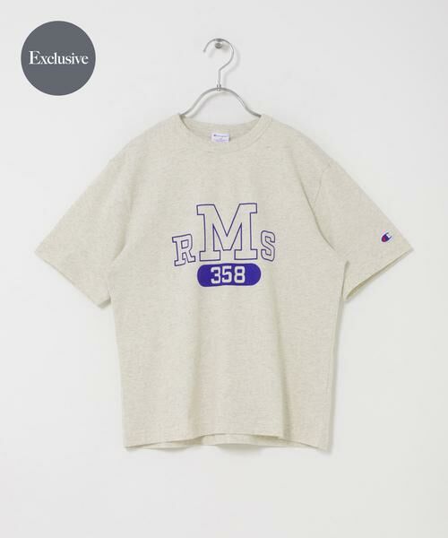URBAN RESEARCH DOORS / アーバンリサーチ ドアーズ トップス | 『150サイズ』『別注』CHAMPION×DOORS　RMS Tシャツ(KIDS)（ベージュ）