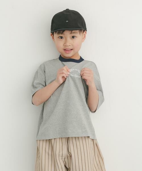 URBAN RESEARCH DOORS / アーバンリサーチ ドアーズ トップス | 『別注』CHAMPION×DOORS　リンガー刺繍ロゴTシャツ(KIDS) | 詳細3