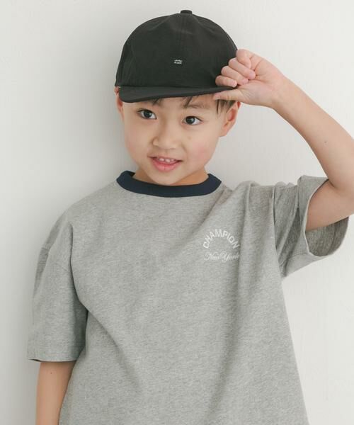 URBAN RESEARCH DOORS / アーバンリサーチ ドアーズ トップス | 『別注』CHAMPION×DOORS　リンガー刺繍ロゴTシャツ(KIDS) | 詳細4