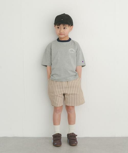 URBAN RESEARCH DOORS / アーバンリサーチ ドアーズ トップス | 『別注』CHAMPION×DOORS　リンガー刺繍ロゴTシャツ(KIDS) | 詳細6