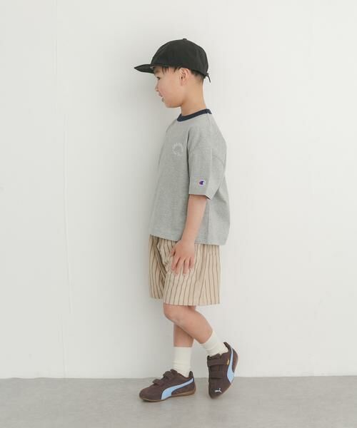 URBAN RESEARCH DOORS / アーバンリサーチ ドアーズ トップス | 『別注』CHAMPION×DOORS　リンガー刺繍ロゴTシャツ(KIDS) | 詳細8