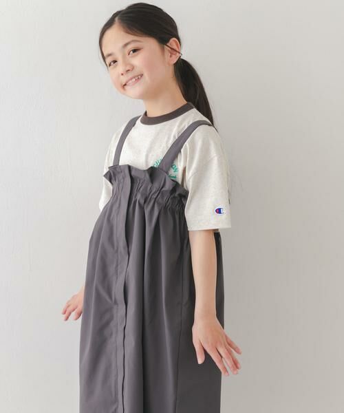 URBAN RESEARCH DOORS / アーバンリサーチ ドアーズ トップス | 『別注』CHAMPION×DOORS　リンガー刺繍ロゴTシャツ(KIDS) | 詳細21