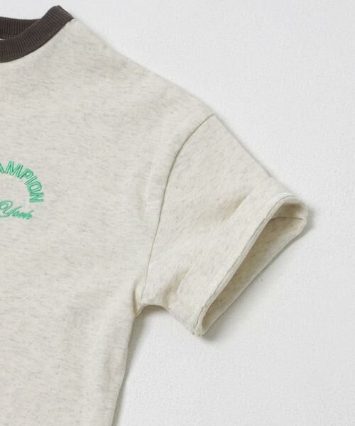 URBAN RESEARCH DOORS / アーバンリサーチ ドアーズ トップス | 『別注』CHAMPION×DOORS　リンガー刺繍ロゴTシャツ(KIDS) | 詳細25
