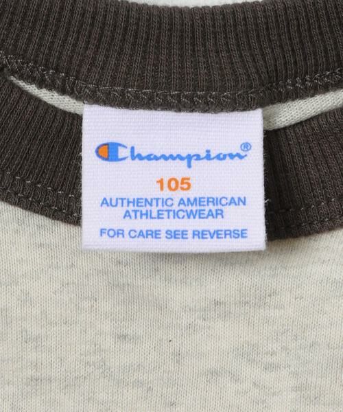 URBAN RESEARCH DOORS / アーバンリサーチ ドアーズ トップス | 『別注』CHAMPION×DOORS　リンガー刺繍ロゴTシャツ(KIDS) | 詳細17