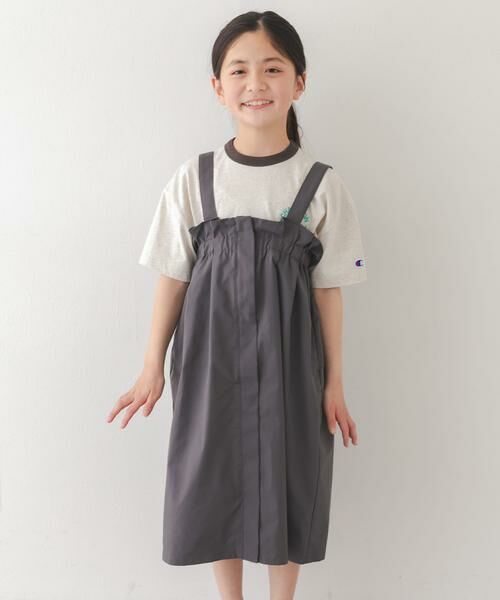 URBAN RESEARCH DOORS / アーバンリサーチ ドアーズ トップス | 『別注』CHAMPION×DOORS　リンガー刺繍ロゴTシャツ(KIDS) | 詳細20