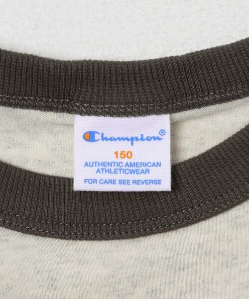 URBAN RESEARCH DOORS / アーバンリサーチ ドアーズ トップス | 『150サイズ』『別注』CHAMPION×DOORS　リンガー刺繍ロゴTシャツ(KIDS) | 詳細15