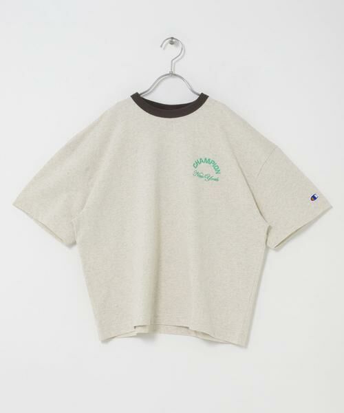 URBAN RESEARCH DOORS / アーバンリサーチ ドアーズ トップス | 『150サイズ』『別注』CHAMPION×DOORS　リンガー刺繍ロゴTシャツ(KIDS) | 詳細10