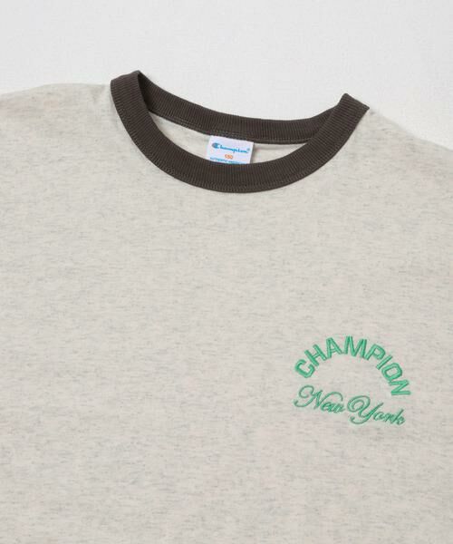 URBAN RESEARCH DOORS / アーバンリサーチ ドアーズ トップス | 『150サイズ』『別注』CHAMPION×DOORS　リンガー刺繍ロゴTシャツ(KIDS) | 詳細11