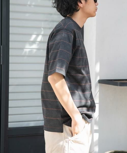 URBAN RESEARCH DOORS / アーバンリサーチ ドアーズ Tシャツ | FORK&SPOON　プレーティングボーダーショートスリーブTシャツ | 詳細8