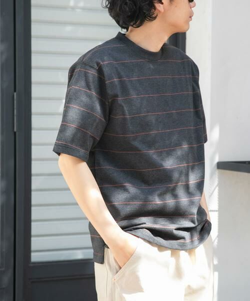 URBAN RESEARCH DOORS / アーバンリサーチ ドアーズ Tシャツ | FORK&SPOON　プレーティングボーダーショートスリーブTシャツ | 詳細9
