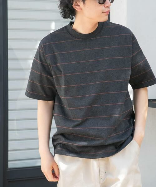 URBAN RESEARCH DOORS / アーバンリサーチ ドアーズ Tシャツ | FORK&SPOON　プレーティングボーダーショートスリーブTシャツ | 詳細10